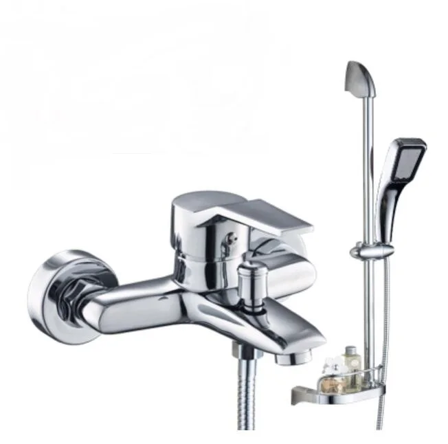 

Shower faucet copper shower room hot and cold faucet shower shower nozzle mixing valve water heater shower set LU4122