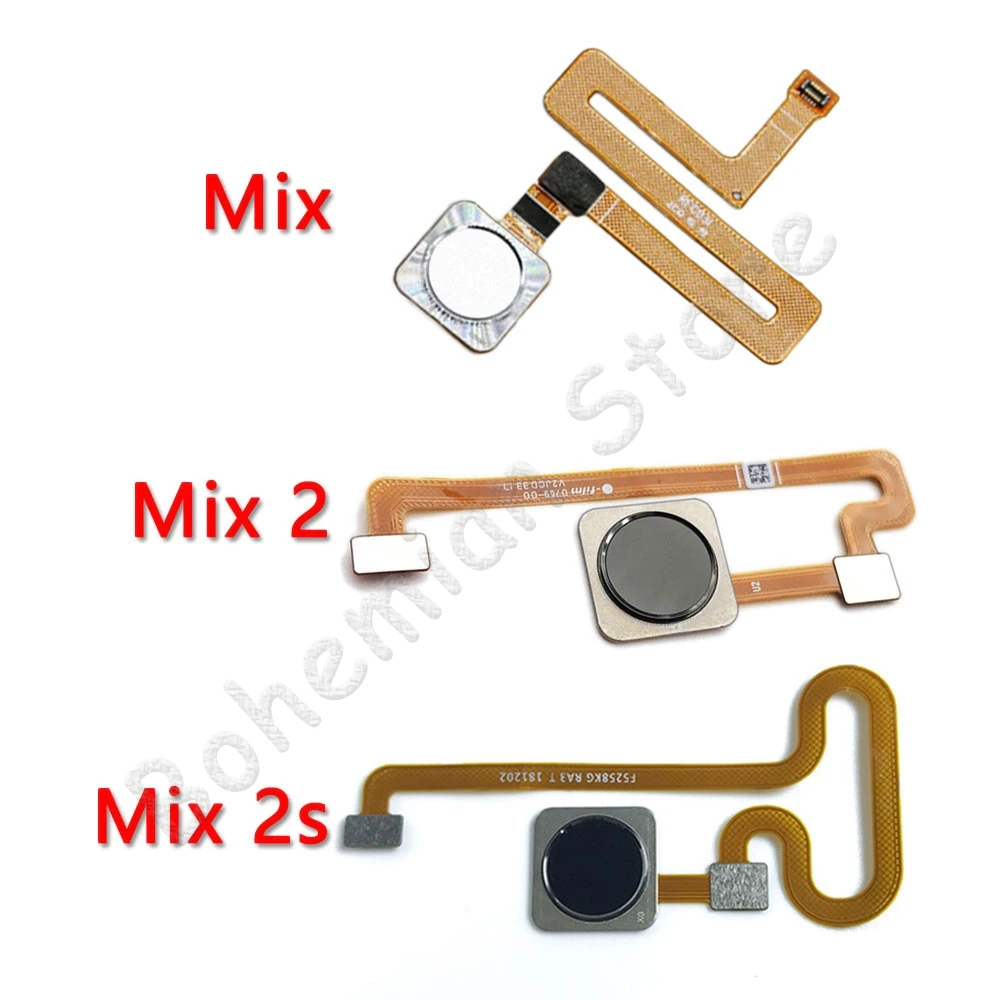 

Original Back Home Button Fingerprint Flex Cable For Xiaomi Mi Mix 2 2s Fingerprint Sensor Flex