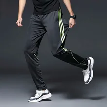 Pantalones deportivos para correr con cremallera bolsillos atléticos para entrenamiento de fútbol, pantalones deportivos, pantalones elásticos para correr, pantalones de gimnasio