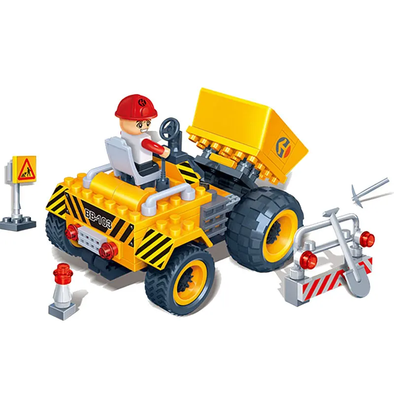 

BanBao 8541 Unload Truck Car Construction Engineering Blocks Educational Bricks Model Building Toy Children Kids Friend Gift