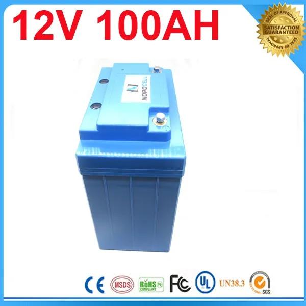 LIFEPO4 батарея/литиевая батарея 12V 100Ah/12V 100Ah LIFEPO4 аккумулятор для UPS, светодиодные фонари