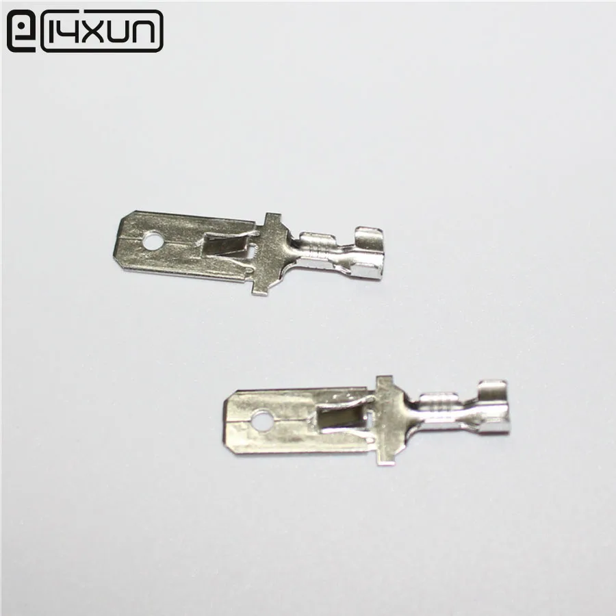 50pieces 7.8mm male spade terminal connector cooper splice crimp wire