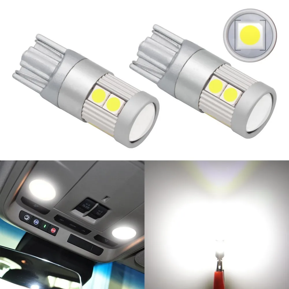 

1 Piece Car Styling Car Auto LED T10 Canbus 194 W5W 9SMD 3030 LED Light Bulb No Error LED Light Parking T10 LED Car Side Light