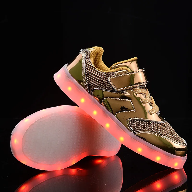 

JKP wholesale children's fashion trend boys casual shoes summer cool LED light shoes personality women's sneaker shoes YDX-03