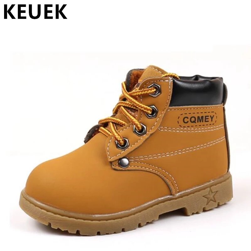 

Kids Ankle Boots Girls Boys Chelsea Boots Girls Autumn Children Winter Cotton shoes Warm Snow boots 020