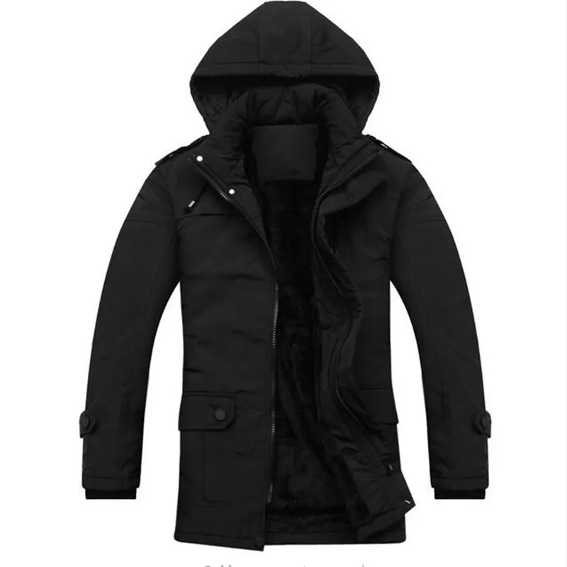 New 2018 Fashion Winter Jacket Men Thickening Casual Cotton Jackets Waterproof Windproof