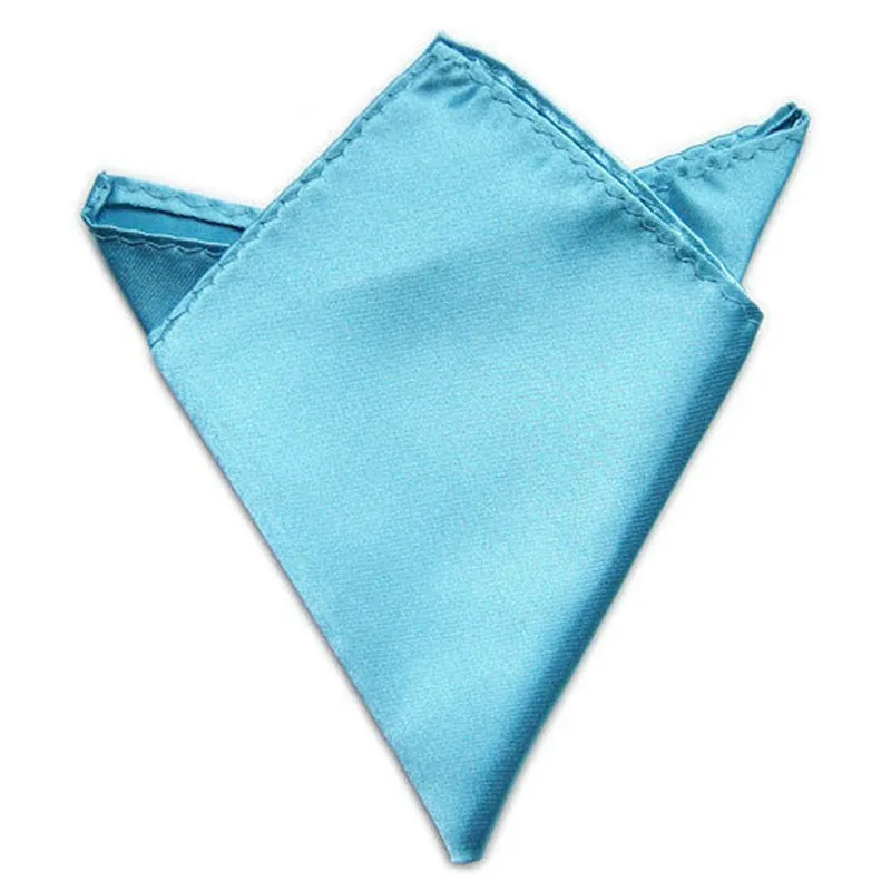 light blue Распродажа мужские атласные однотонные простые костюмы Свадебный квадратный Карманный вечерние платок повязка на голову шейный шарф браслет полотенце - Цвет: light blue