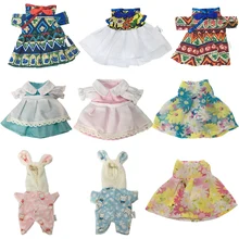 30 см кукольная одежда для кроликов/кошек/медведей, мягкие плюшевые игрушки Kawaii, платье, юбка, свитер, аксессуары для 1/6, кукла BJD, подарки для девочек