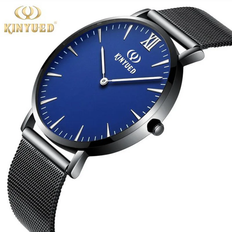 

New Casual Business JAPAN Analog Quartz men Watches top brand luxury Wristwatches Stainless Steel Strap Band Wrist Watch 2017