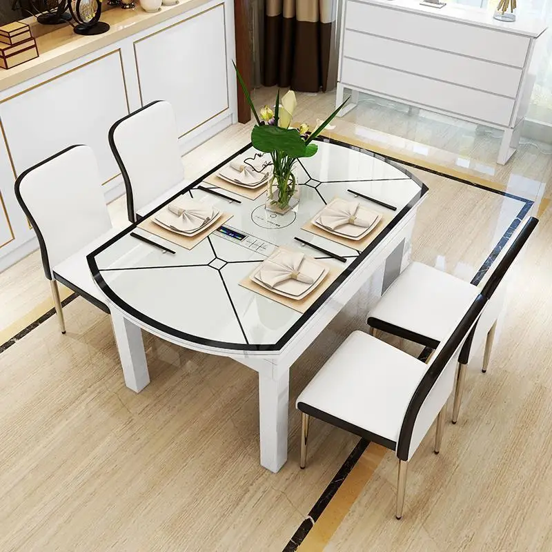 Comedores Mueble Pliante A Manger Moderne Tafel Redonda Kitchen Dinning Set Round Desk Bureau Mesa De Jantar Tablo Dining Table