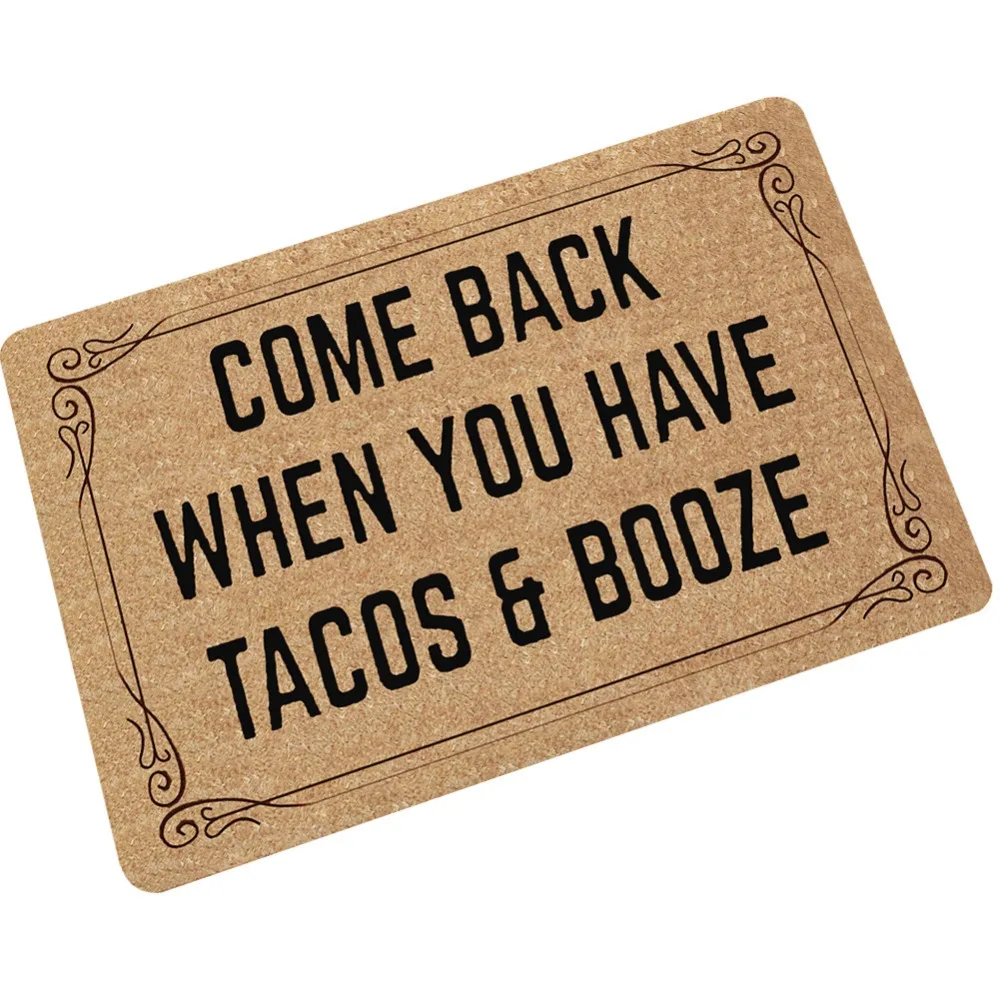 

Rubber Door Mats Carpet Humorous Funny Words Entrance Indoor Floor Mat Halloween Chicken Non-slip Doormat Rug New Year's Gift