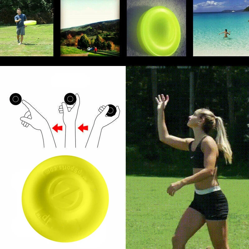 

Silicone Ultimate Mini Pocket Flying Disc Outdoor Spin Game Toys