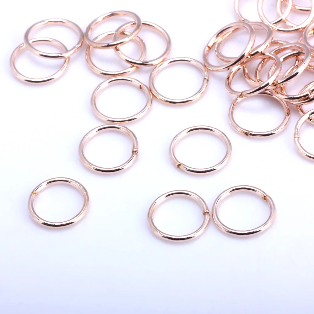 OlingArt открытый прыжок кольцо 5 мм/6 мм/7 мм/8 мм/10 мм смешанный размер 250 шт./лот Петля из розового золота DIY разъем для изготовления ювелирных изделий