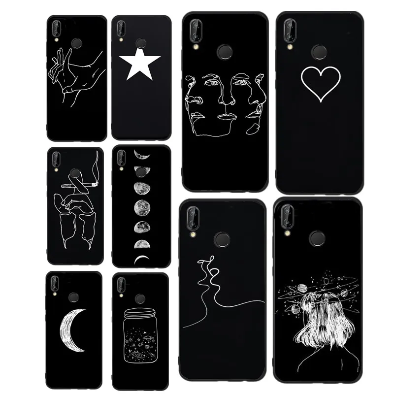 Роскошные милые чехлы для телефонов Funda P30 p smart Case Huawei Mate 10 lite P10 P20 Lite Y6 prime 2018 Pro |