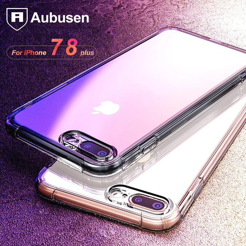 

Aubusen Case For iPhone 8 7 plus Clear Protection Case for iPhone 8 7 TPU Transparent Cover Case for iPhone 7 8