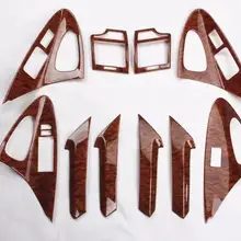 Для TOYOTA Camry 2006-2011 Дерево ABS хром автомобиль все виды интерьерных аксессуаров крышка отделка автомобиля Стайлинг авто аксессуары