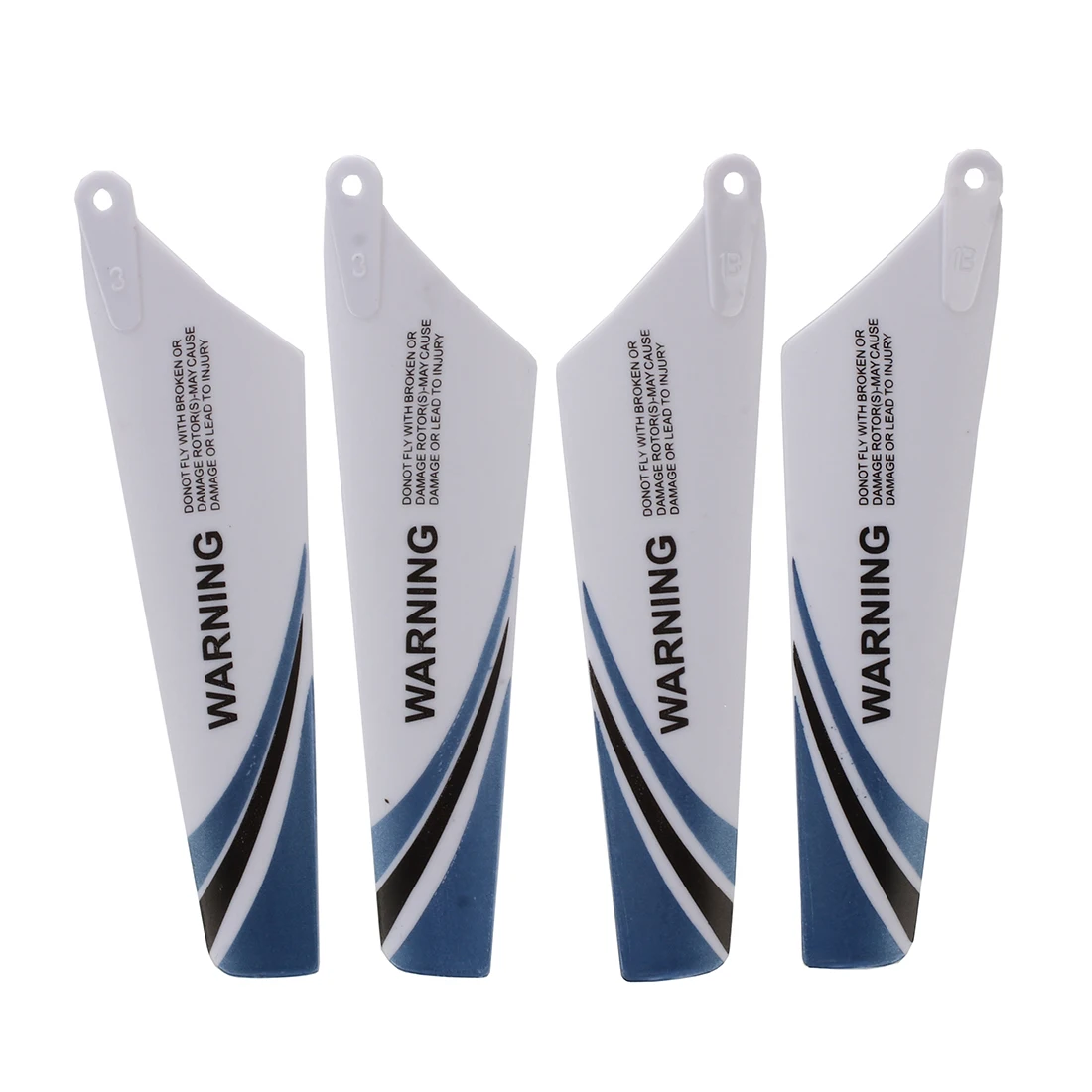 Syma 4pcs spare blades for helicopter rotor rc S107 Blue