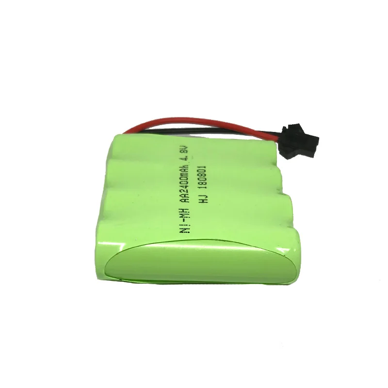 4,8 V 2400mAh AA 4* AA Ni-CD аккумулятор для радиоуправляемых электромобилей с дистанционным управлением, игрушечное освещение, электроинструменты, модель перезаряжаемой батареи