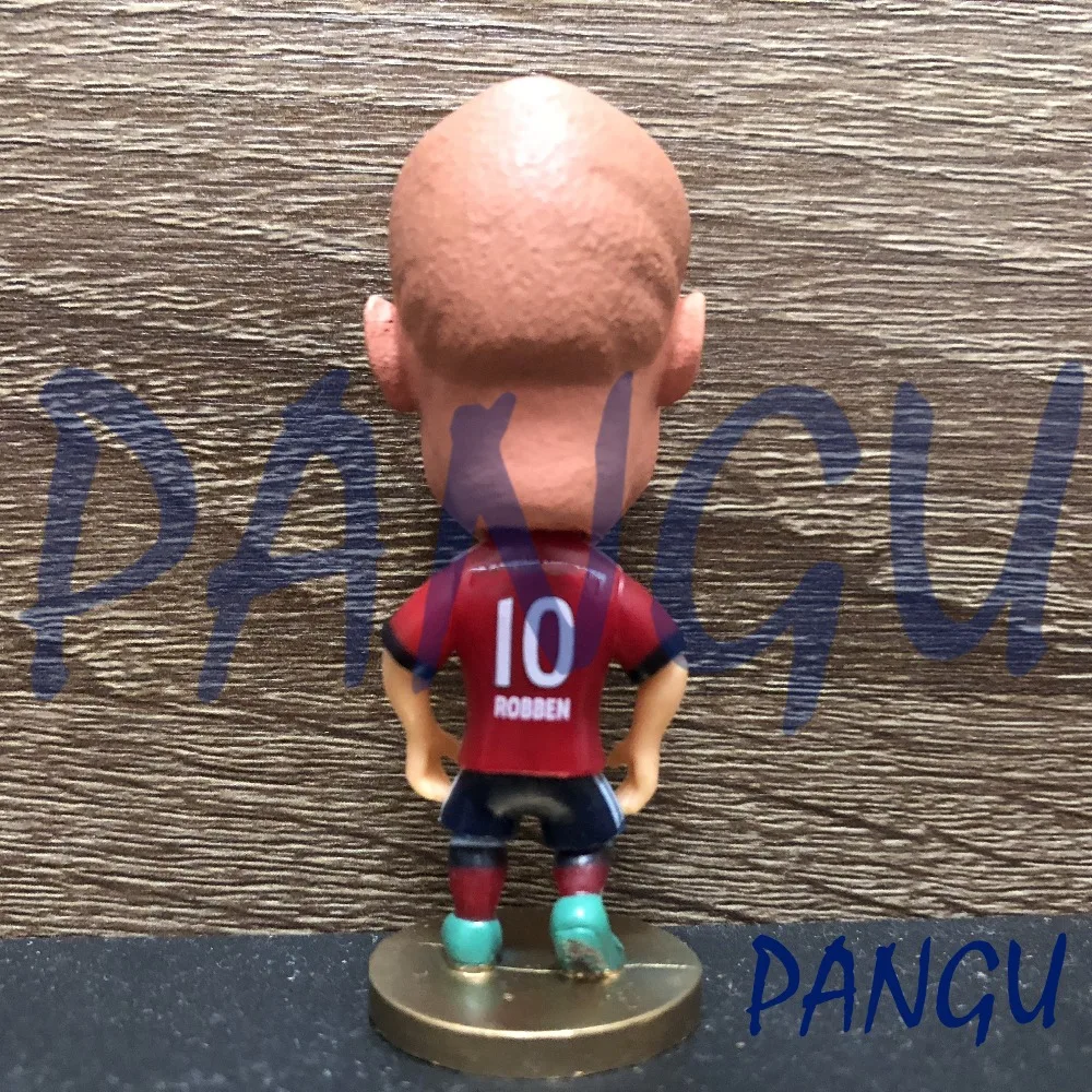 Soccer dolls football stars Robben#10 Red 2019 Movable joints resin model toy action figure dolls collectible gift 