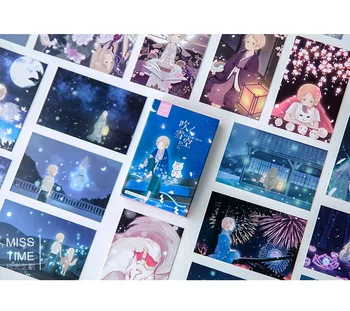 

28 Sheets/Set Snow Sky Natsume Yuujinchou Lomo Card Mini Postcard Message Card Gift Greeting Card