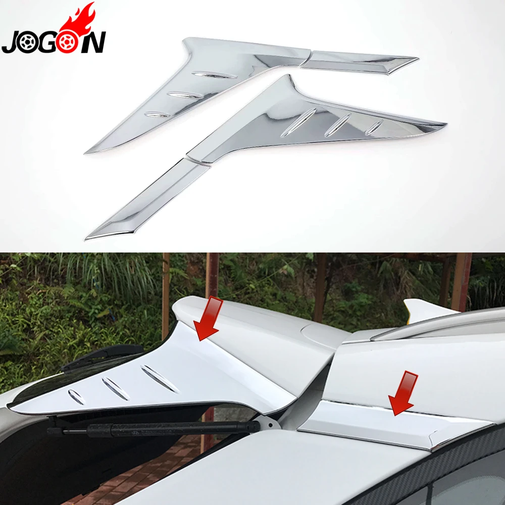 4PCS For Hyundai Kona Kauai Encino 2018 Car Styling Rear Window Side