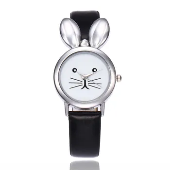 

2020 Women Watches 2020 Luxury Fashion Rabbit Ears Quartz Ladies Watch Clock Girls Dress Casual Simple Watch relogio feminino