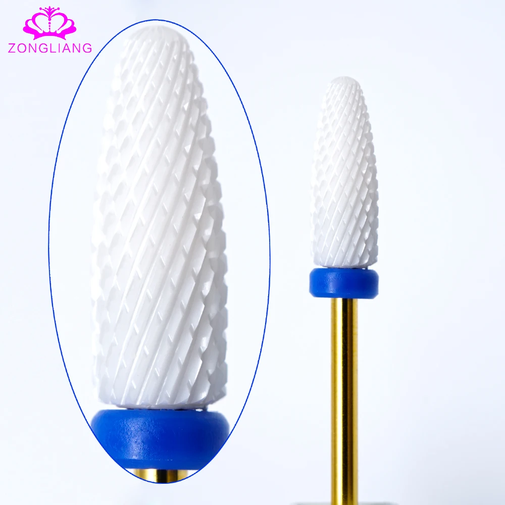 

Ceramic nail clippers manicure pedicure nail drill bits milling cutter equipment, nail polish remover accessories drill bit