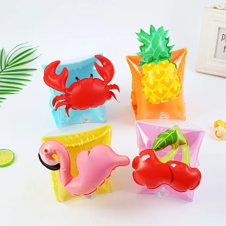 Crab Flamingo Inflatable Children Swimming Pool Toy Arm Band Floaties