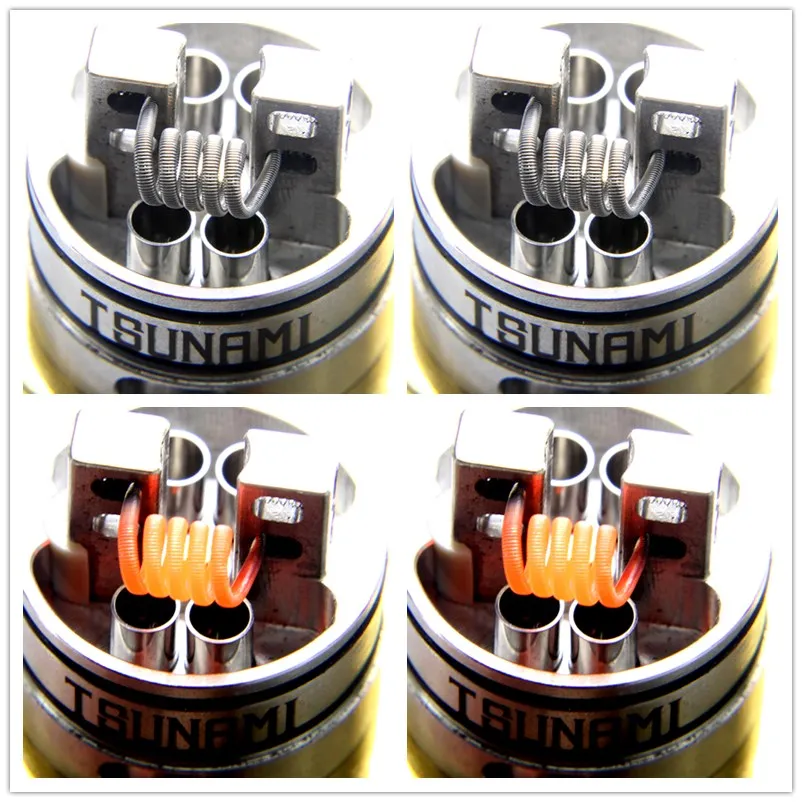 Готовые катушки 10 шт. A1/Alien Clapton/Alien V2/Fused Clapton и готовые SS316L для RDA RTA атомайзер мод DIY