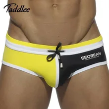 Mens Man Swimwear Model Nylon Swimsuit Swimming Briefs Low Waist Man new Males Swim Bikini Homosexual Penis Pouch WJ Surf Boardshorts