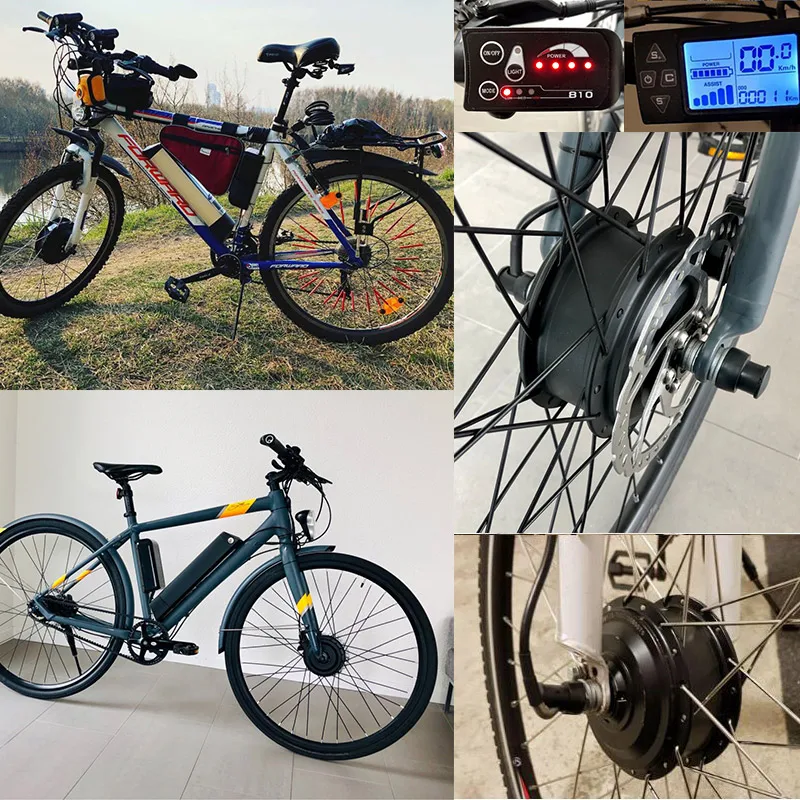Excellent 20" 24" 26" 700C(28") Electric Bike Kit for 250W 350W 500W Motor Wheel ebike e bike Kit With Lithium Battery bicicleta electrica 3