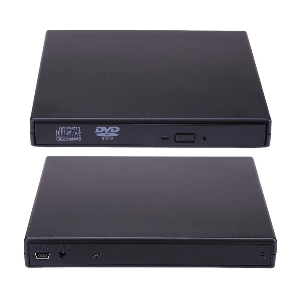 USB 2.0 Port External CD DVD burner with CD writer combo CD-RW/DVD-RW Burner Drive for PC Laptop for windows Mac OS