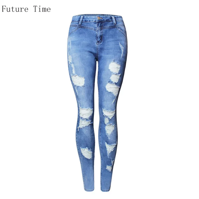 elastic jeans for ladies