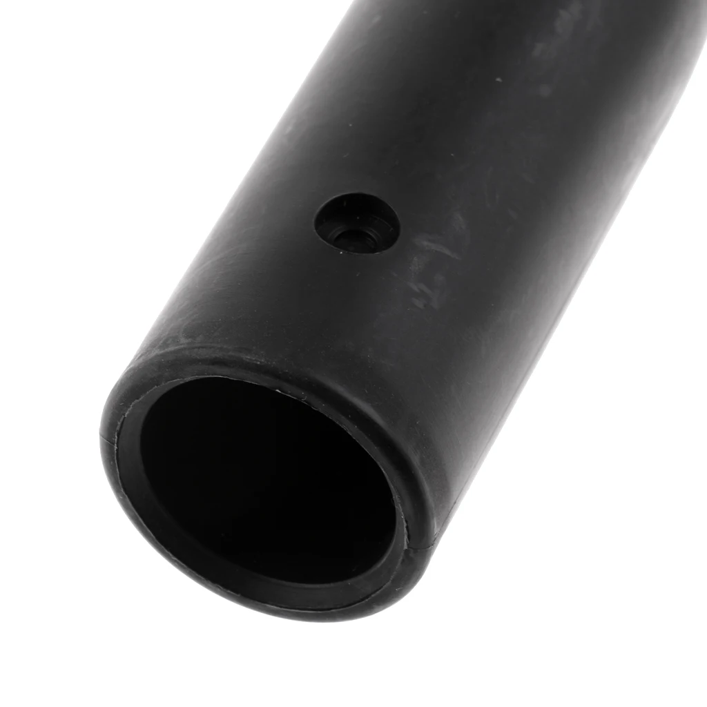 Premium Nylon Mooring Marine Boat Kayak Hook Replacement Top for 1' Pipe Round Telescopic Pole Pipe Tube Black