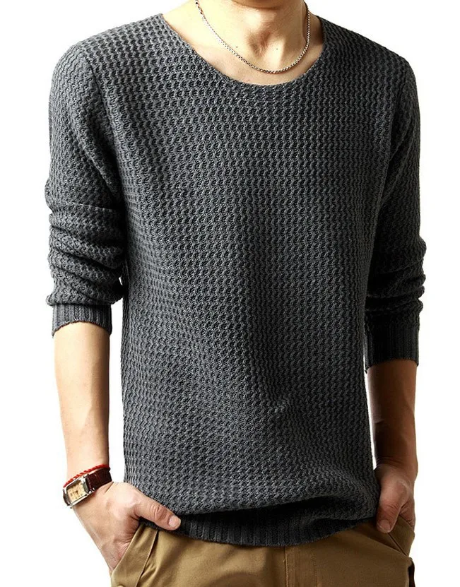 Мужские свитера модная брендовая одежда высокого качества пуловер и свитер для мужчин повседневные трикотажные свитера с круглым вырезом