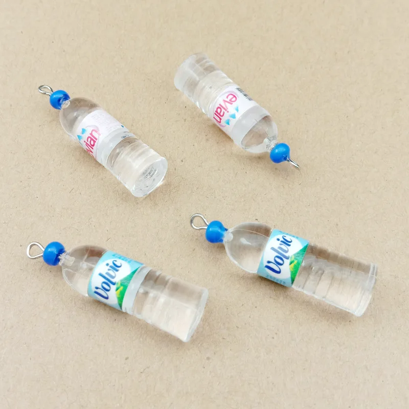 

10pcs 10x35mm water bottle charms resin charm for jewelry making and crafting charm fashion pendant