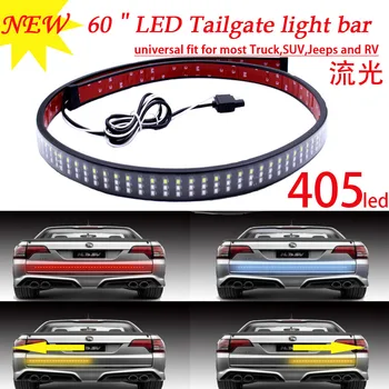 

NEW 60" Triple Row 5-Function Truck Tailgate LED Strip Light Bar with Reverse Brake Turn Signal for Jeep Pickup SUV Dodge