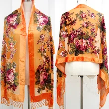 Изысканный Дизайн женские шарфы дамы шарф обертывания шали пончо шаль 6 шт./лот