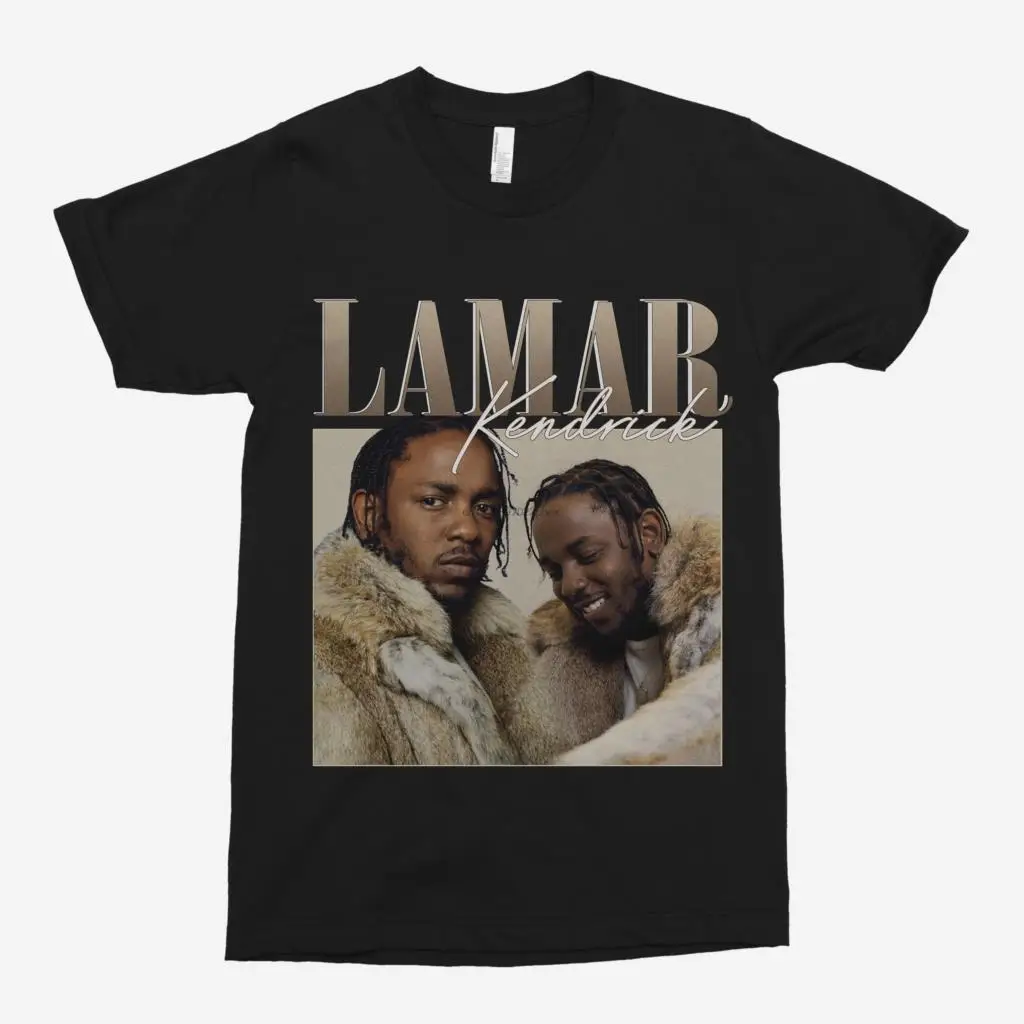 

Kendrick Lamar 90s Vintage Black T-Shirt men t shirt