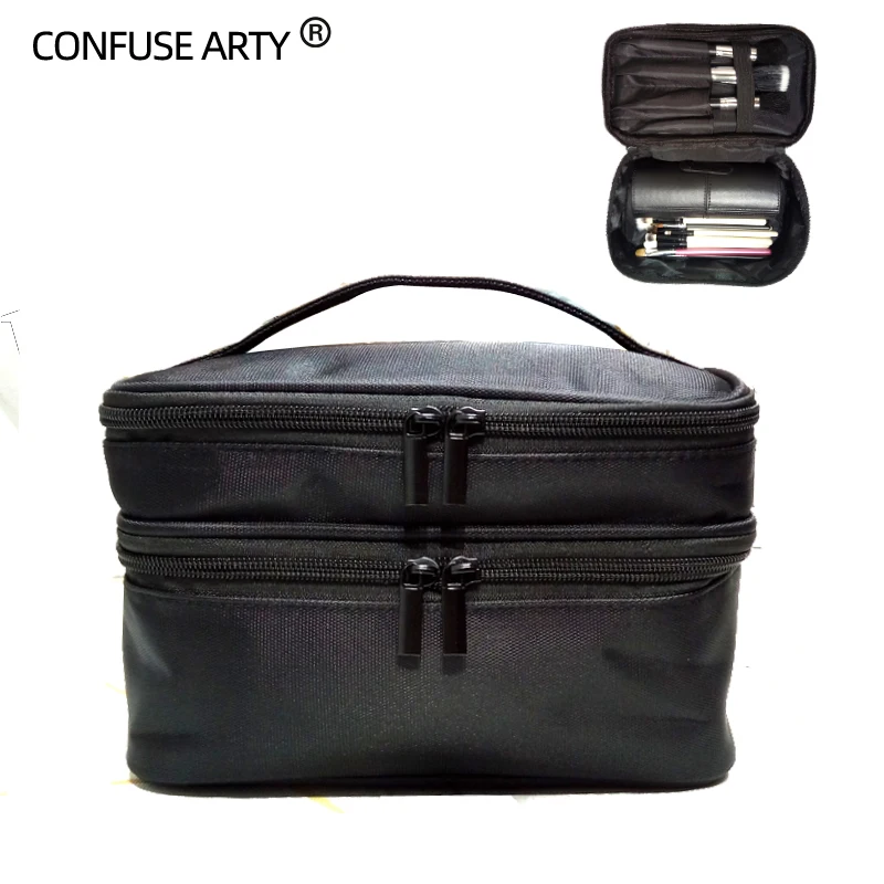 

Large Capacity Makeup Bag Women Fashion Oxford Cosmetic Case Travel Insert Make Up Bags