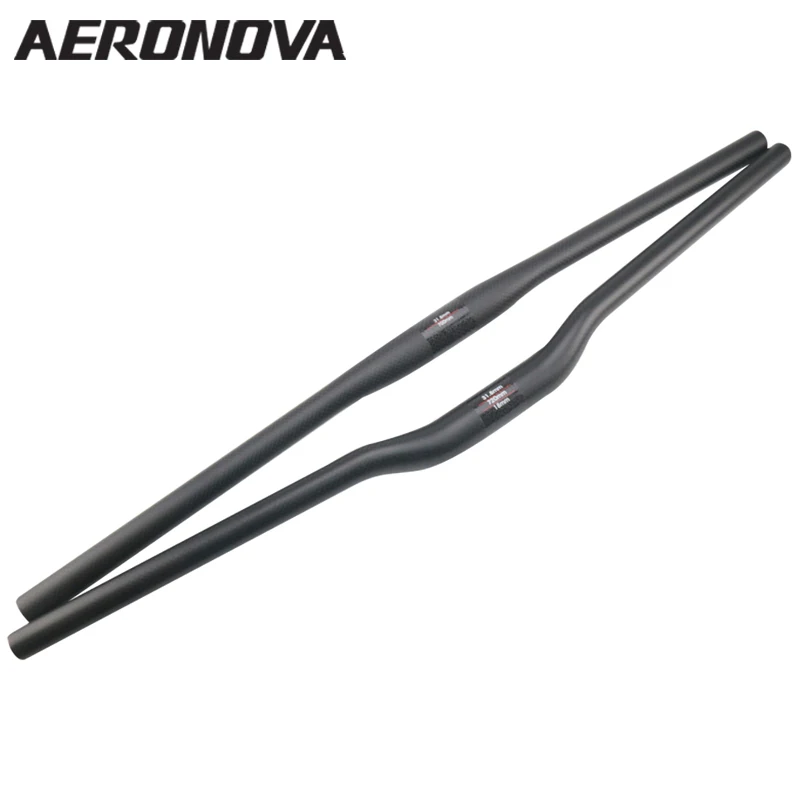 

AERONOVA Bicycle Handlebar Carbon Fibre MTB Handlebars Mountain Bike 31.8 MTB Bike Parts Flat/Riser Carbon Handlebars