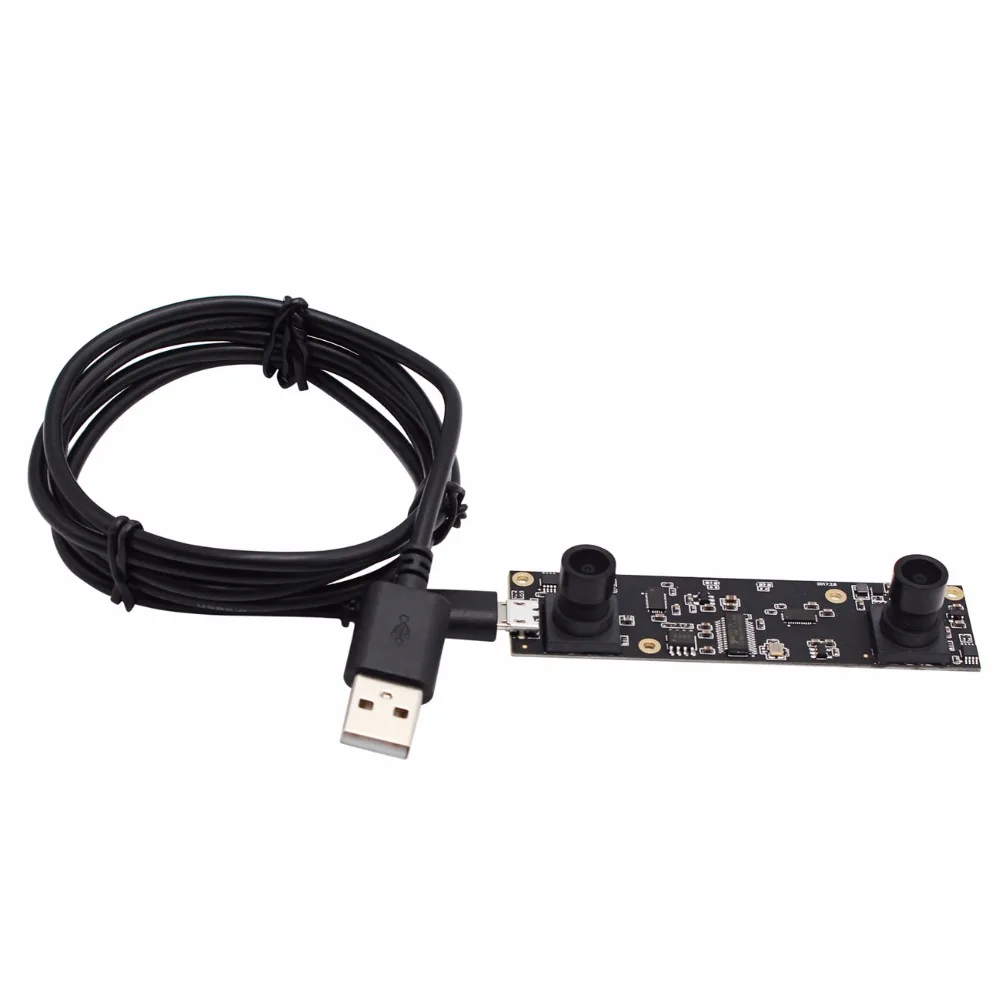 

1080P 3D VR Dual Lens USB Camera Module Aptina AR0330 Sensor Industrial Mini camera Dual lens for Windows Android Linux with UVC