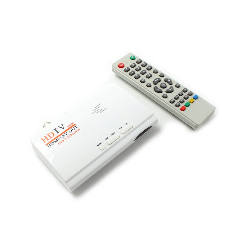 Высокое качество 1080P HDMI DVB-T DVB-T2 ТВ-тюнер приемник ТВ-приставка цифровой наземный HDMI/AV выход для ПК lcd CRT мониторы