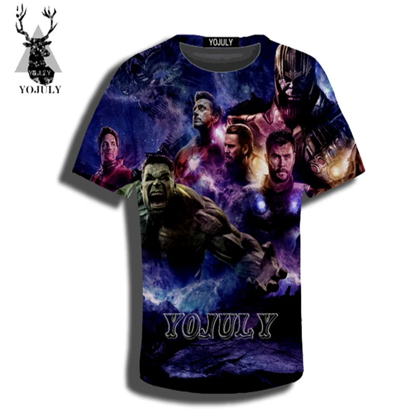 

YOJULY New Batman Spiderman Superman Marvel t shirt Avengers Costume Superhero Kids/Boys/Girls 3D t shirt Sweatshirts Set HT11