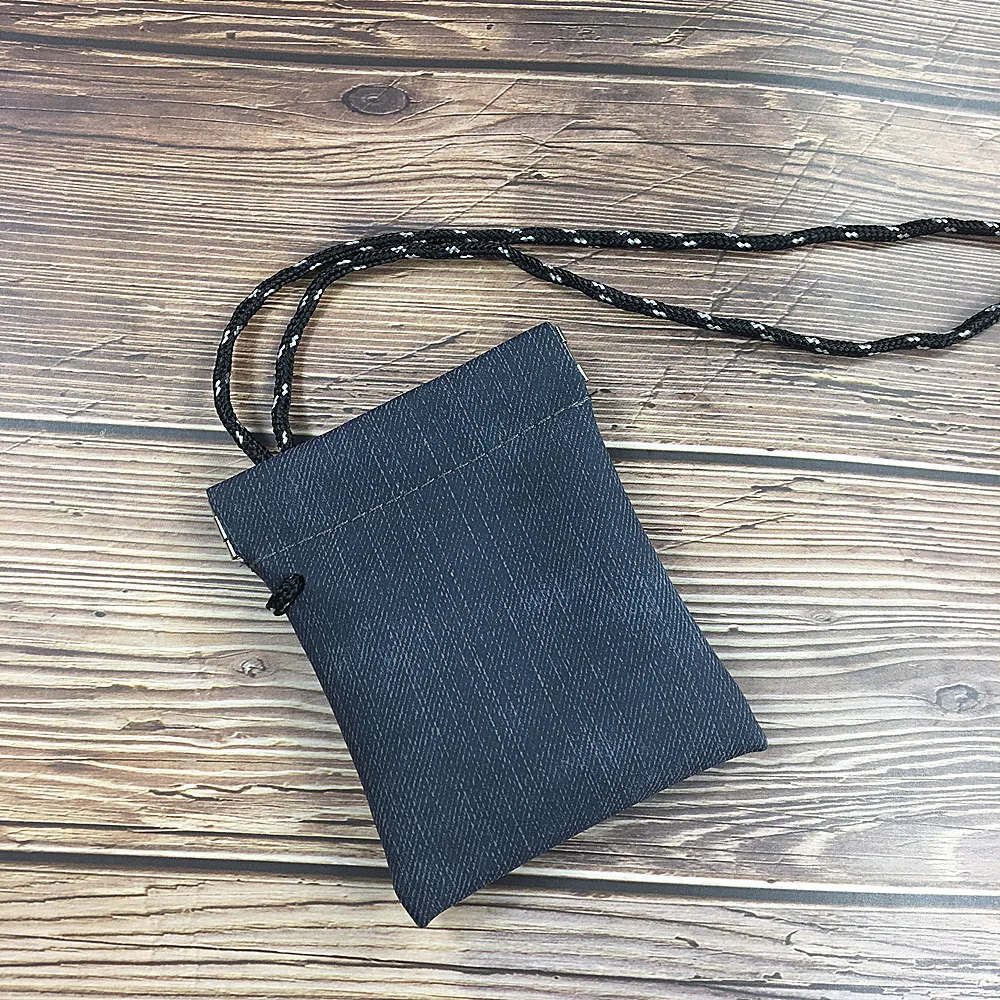 

Fashion Solid Pu Leather Lanyard Wallet Coin Purse Hanging Neck Women Men Small Mini Short Wristlet Money Change Bag Card Holder