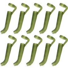 50 шт./партия, европейские аксессуары для ловли карпа, рыболовный крючкообразный крючок, рыболовная леска, анти-обмотка, мягкая силиконовая трубка, рукав