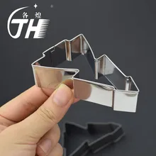 GH 5 шт. комплект Нержавеющая сталь cookie из Печенье Резак Пресс-формы Форма штамп Моул кондитерский вложения выпечки Инструменты Формы для выпечки