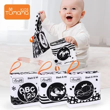 3PCS Baby Cloth Books Early Learning Educational Toys Black White Soft Cloth Development Books Cartoon Animal Infant Toys 3PCS Baby Cloth Books Early Learning Educational Toys Black White Soft Cloth Development Books Cartoon Animal Infant Toys