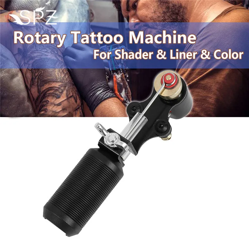 1 шт. из металла Электрический поворотный татуировки Shader & Liner Ассорти тела Вышивка Книги по искусству окраска двигателя Наборы татуировки