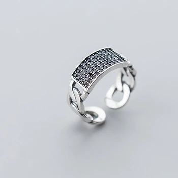 

925 Silver Ring Jewelry Vintage Boho Anel Charm Minimalism Joyas Haut Bague Femme Aneis Punk Anelli Rings for Women Anillos